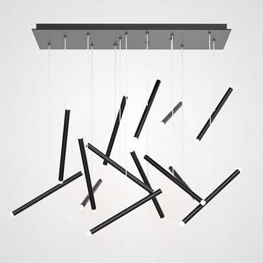 Люстра Dutti D0068 LED Chandelier Modern 14 black