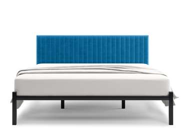 Кровать Лофт Mellisa Steccato 140х200 синего-голубого цвета без подъемного механизма