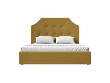 Кровать Кантри 160х200 желтого цвета с подъемным механизмом