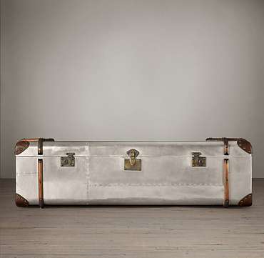 Кофейный столик Richard's trunk extra-large aluminum