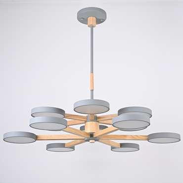 Подвесная люстра TURNA DBL L12 Gray