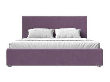 Кровать Кариба 160х200 сиреневого цвета с подъемным механизмом