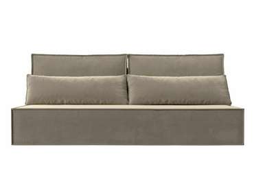 Прямой диван-кровать Фабио Лайт бежевого цвета