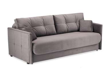 Прямой диван-кровать Шерлок коричневого цвета