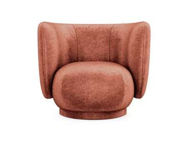 Кресло Lucca вращающееся красного цвета