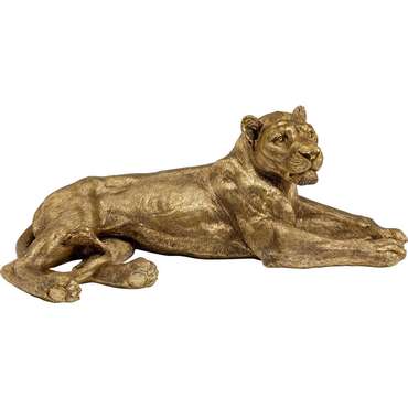 Статуэтка Lion золотого цвета 