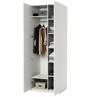 Шкаф комбинированный Док-2 90 белого цвета