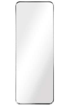 Настенное зеркало Smart XL в раме серебряного цвета