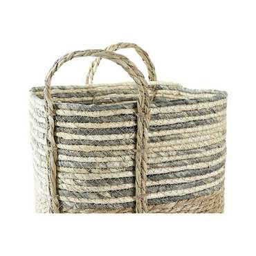 Корзина DKD Home Decor волокно (33 x 33 x 35 cm) (2 штук)