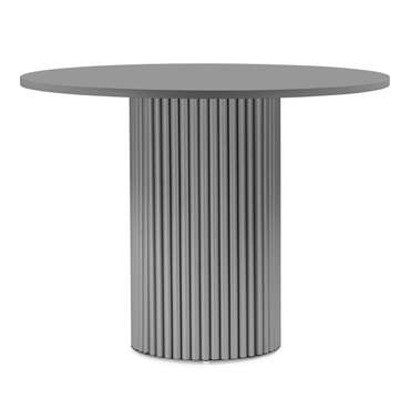 Обеденный стол Барел 100 серого цвета