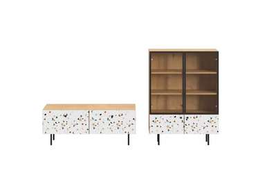 Композиция Frida 5 с принтом Marble на металлических ножках 