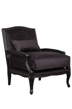 Классическое кресло Trak черного цвета