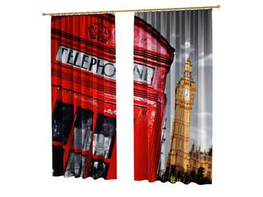 Шторы с фотопечатью: Связь с Лондоном