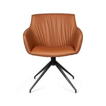 Обеденный стул-кресло Sofia коричневого цвета