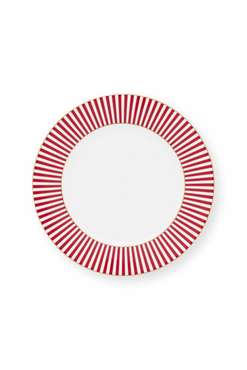 Набор из 2-х тарелок Royal Stripes Dark Pink, D17 см