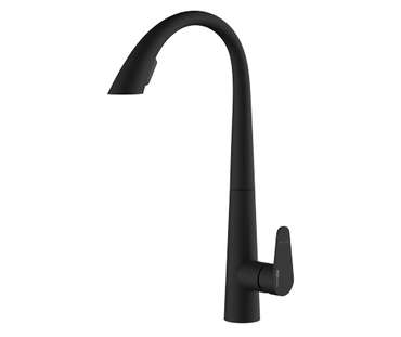Смеситель для кухни WasserKRAFT A8667 черного цвета