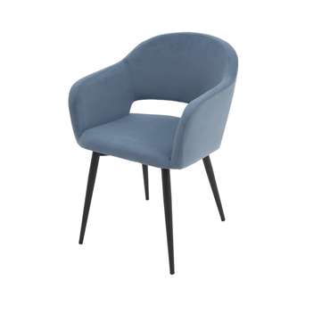 Обеденный стул Пичч синего цвета