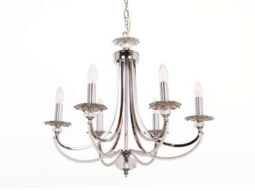 Подвесная люстра 3007/6 CHROME (металл, цвет хром)