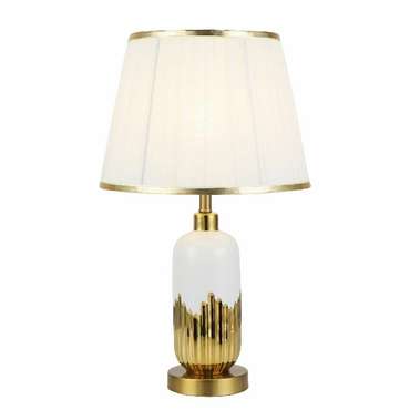 Настольная лампа ML.6210.01TL WH (ткань, цвет белый)