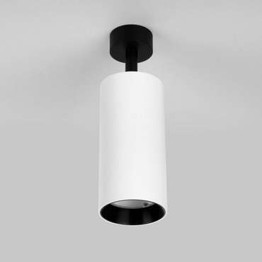 Накладной светодиодный светильник Diffe 2 бело-черного цвета