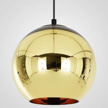 Подвесной светильник Copper Shade XL золотого цвета