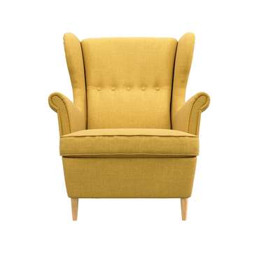 Кресло Бенон желтого цвета