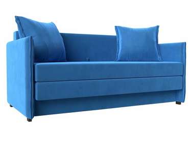 Диван-кровать Лига 011 темно-голубого цвета