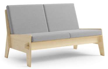 Диван Порту светло-серого цвета