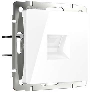 W5120101/ Розетка Ethernet RJ-45 cat. 6A экранированная (белый) W5120101 Встраиваемые механизмы белые