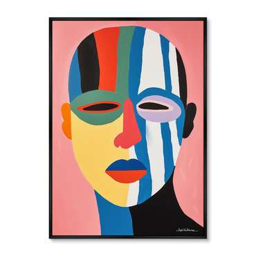 Репродукция картины The Mask collection, The Fans, No 2, 2024г.