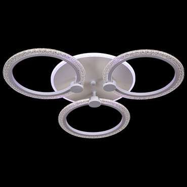 Потолочная люстра 20316-0.3-3+1 WT 76W (акрил, цвет прозрачный)