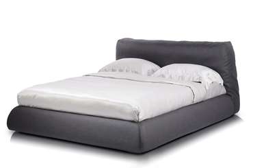 Кровать с подъемным механизмом Husky 200х200 серого цвета