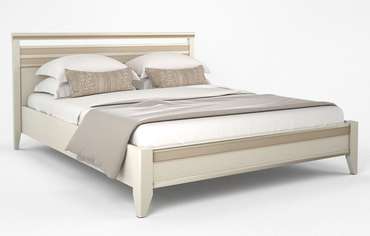 Кровать Адажио 140х200 бежевого цвета