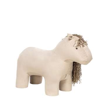 Пуф Horse бежевого цвета