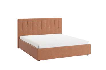Кровать Кристи 2 160х200 персикового цвета без подъемного механизма