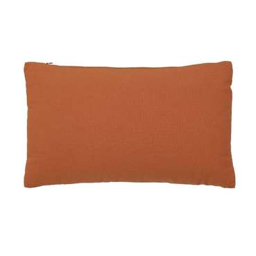Подушка декоративная Iles 30х50 кирпичного цвета