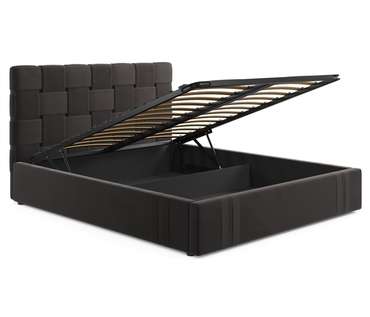 Кровать Tiffany 160х200 с подъемным механизмом коричневого цвета
