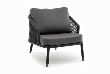 Садовое кресло Верона темно-серого цвета