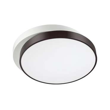 Светодиодный потолочный светильник Ledio бело-черного цвета