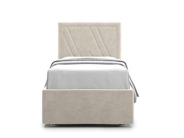 Кровать Premium Milana 2 90х200 бежевого цвета с подъемным механизмом