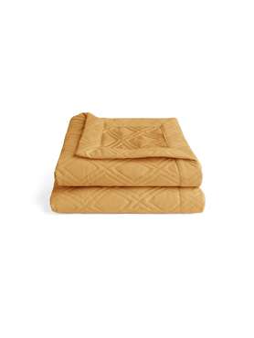 Покрывало Logo fox umber 150x230 желтого цвета