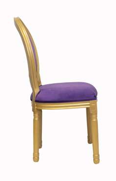 Стул Volker Violet Gold с мягкой обивкой