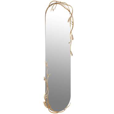 Настенное зеркало Oliva Branch золотого цвета