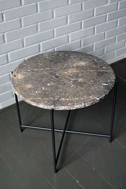 Кофейный стол Marble серо-бежевого цвета