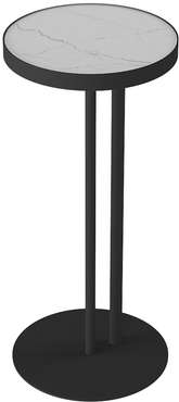 Стол кофейный Уго черно-белого цвета