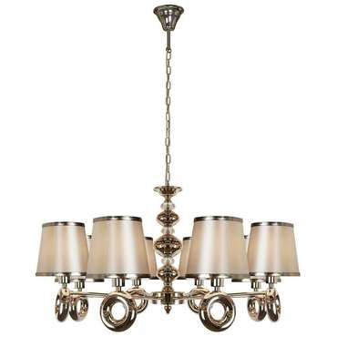 Подвесная люстра iLamp Brooklyn P2401-8 Nickel