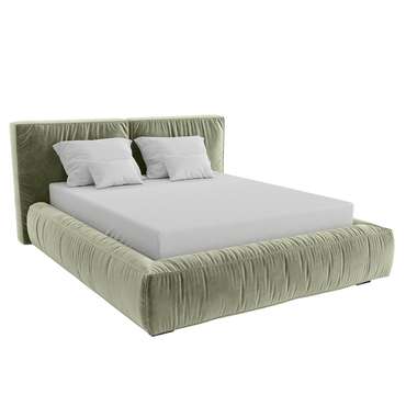 Кровать с ящиком и подъемным механизмом Sweet Dream 180х200 зеленого цвета