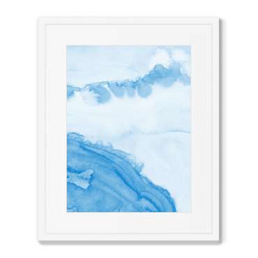Набор из 2-х репродукций картин в раме Mountain peaks in the snow