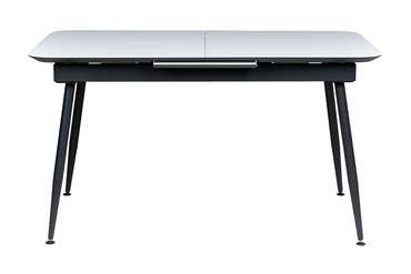 Раздвижной обеденный стол Месси 140 серо-черного цвета