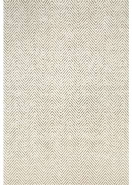 Ковер Luno Cold 160x230 бело-бежевого цвета